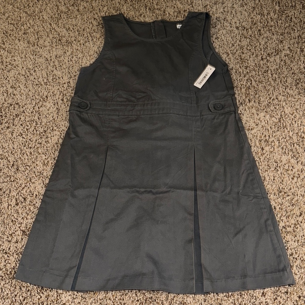 Uniform gray jumper - Girls NWT!
